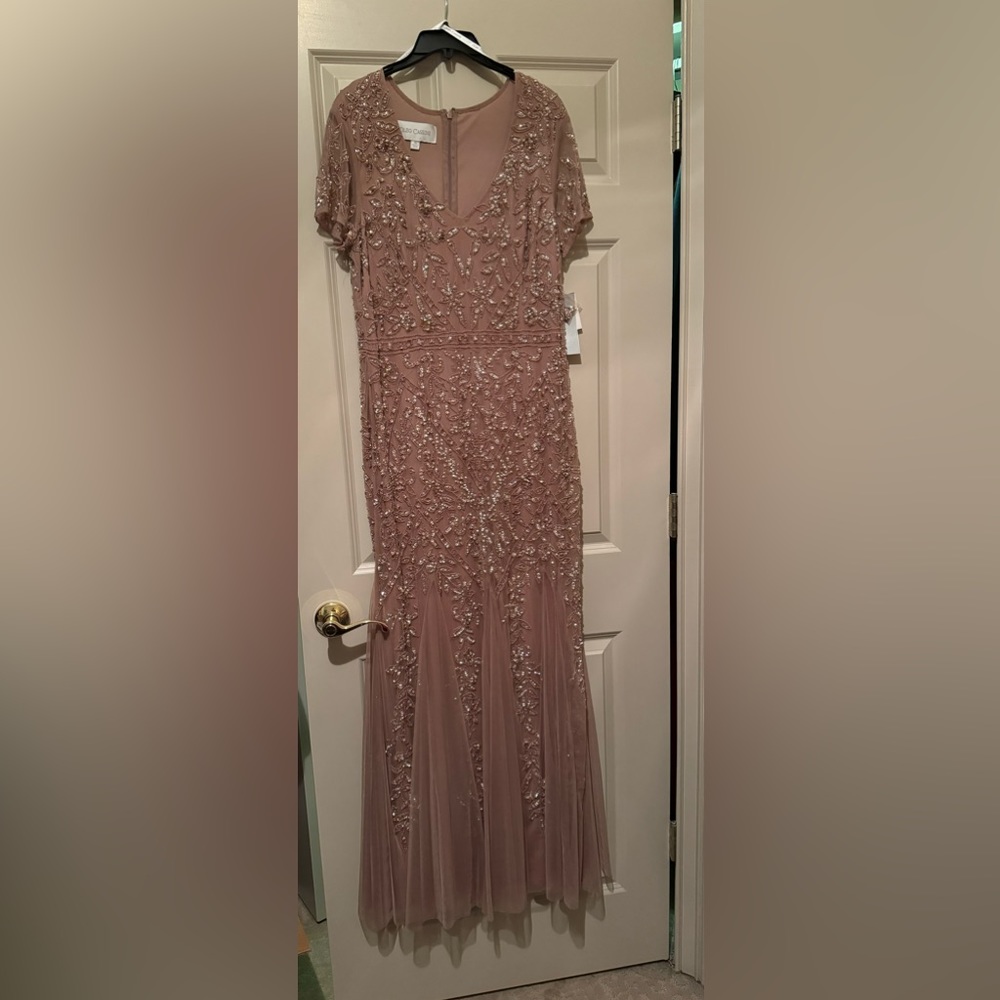 Brand New with tags Oleg Cassini Long Dress from David’s Bridal